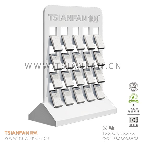 多层烤漆人造石石英石台面商业展架